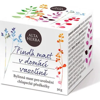 Bylinná léčivá mast Alta Hebra Pinďa mast v domácí vazelíně 50 g