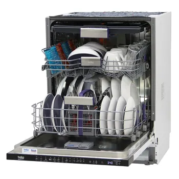 naplněná myčka Beko DIN28423