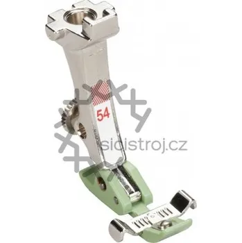 Příslušenství k šicímu stroji Bernina patka 54 - zipová s vodiči - teflonová 0029647100