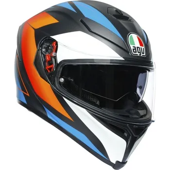 Helma na motorku AGV AGV K5 S MPLK Core (matná) helma černá/modrá/oranžová vel.XS XS