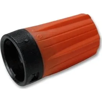 Elektrický konektor Neutrik BST-BNC-3 oranžový kryt BNC
