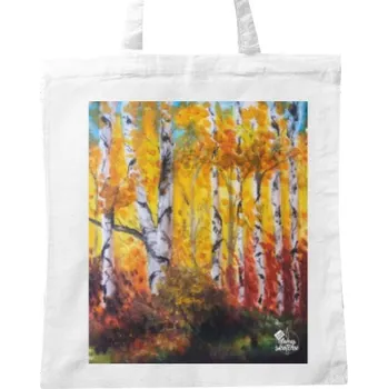 Nákupní taška BIO plátěná taška s potiskem Motiv les