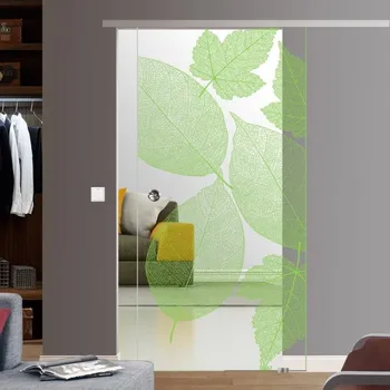 Interiérové dveře Skleněné posuvné dveře Nature 775x2050mm