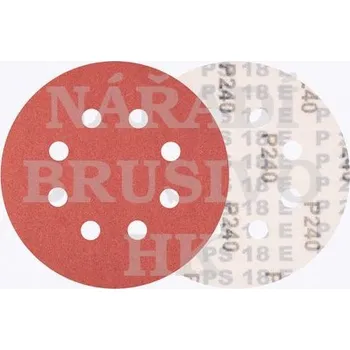 Brusný kotouč Klingspor Brusný papír 125/8 P 100 PS18EK na suchý zip 5907560008307