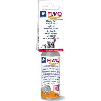Modelovací hmota FIMO Staedtler FIMO LIQUID Deco gel STŘÍBRNÝ 50 ml