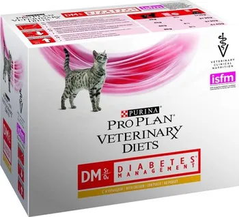 Krmivo pro kočku Purina Pro Plan VD Feline DM Diabetes Management Chicken 10 x 85 g