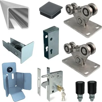 Pohon brány Sada pro manuální posuvnou samonosnou bránu do šíře 4,5m - 350kg - C60Zn