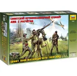 Zvezda Soviet DSHK with Crew WWII 1:35