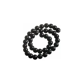 Dětské navlékací korálky Onyx, korálky 10 mm (38 ks)