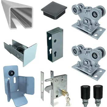 Pohon brány Sada pro manuální posuvnou samonosnou bránu do šíře 4,5m - 400kg - C70Zn