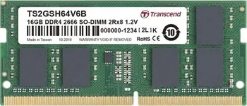 Operační paměť Transcend 16 GB DDR4 2666 MHz (TS2GSH64V6B)