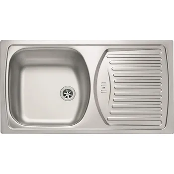 Nerezový dřez Dřez Basic 150 NAT odtok se špuntem 1 1/2