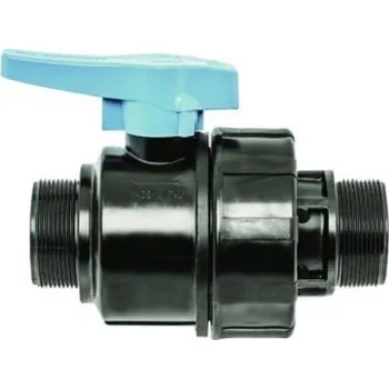 Vodovodní potrubí PE Uzavírací kohout 3/4" x 3/4" vnější/vnější závit - Polyetylen UNI1074003003