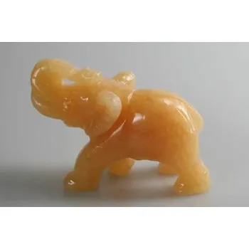 Figurka Slon kalcit 7 cm