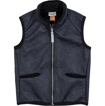 Dámská vesta černá softshellová vesta s chlupem