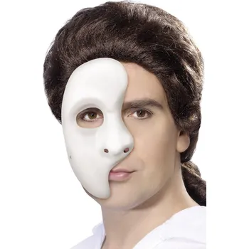 Karnevalová maska Smiffys Bílá maska Fantom