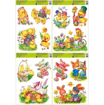 Velikonoční dekorace Velikonoční dekorace 37x30cm, 4motivy, okenní