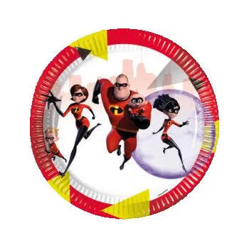 Party nádobí Procos Úžasňákovi talířky 23 cm 8 ks