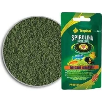 Krmivo pro rybičky Tropical Spirulina Forte Micro granulat 36% doypack 22g