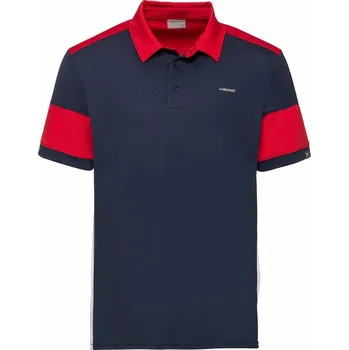 Pánské tričko Pánské tenisové tričko Head Ace Polo, dark blue/red - XL HEAD - doprava zdarma