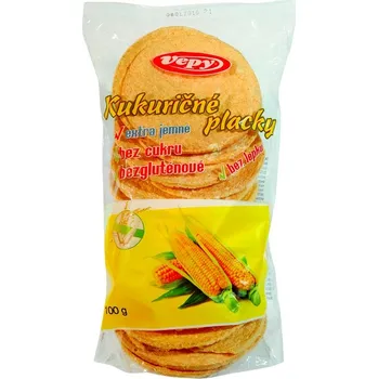 Trvanlivě pečivo Vepy Kukuřičné bezlepkové placky 100 g