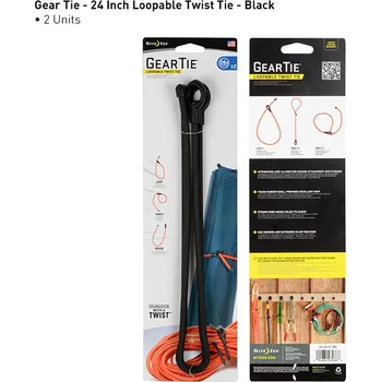 Nite Ize Multifunkční upínák s okem 2ks 60cm