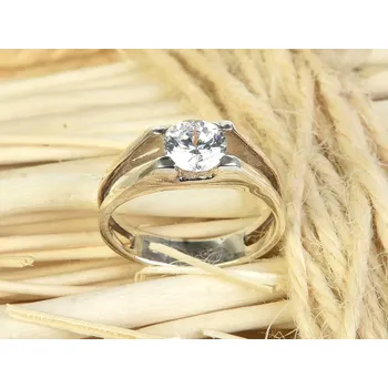 Prsten Dámský prsten stříbro Ag 925/1000 zirkon