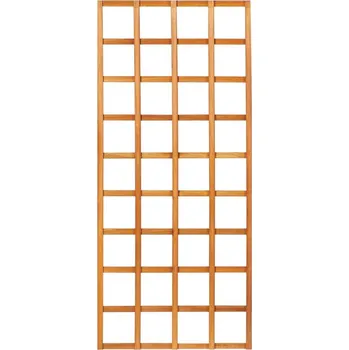 Opora na rostlinu Ozdobná mřížka bez rámu z tvrdého dřeva 180x90 (Ozdobná dřevěná mříž z tvrdého dřeva)