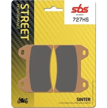 Brzda pro motocykl SBS Friction - Dánsko 727HS sintrované brzdové destičky SBS