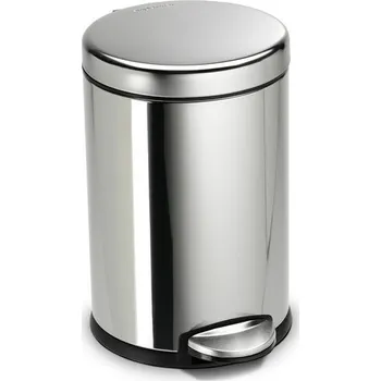 Odpadkový koš Pedálový odpadkový koš Simplehuman - 3 l, kulatý, lesklá ocel, FPP CW1851CB