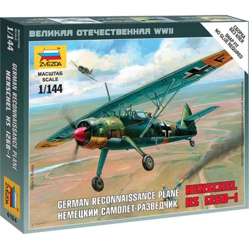 Plastikový model Zvezda Snap Kit - Henschel HS-126B 1:144