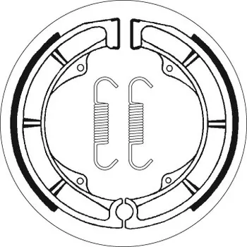 Brzda pro motocykl SBS Friction - Dánsko 2111 brzdové obložení SBS pro motocykly