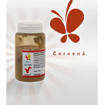 Potravinářské barvivo Barva v prášku extra koncentrovaná AF, červená 25 g/kelímek