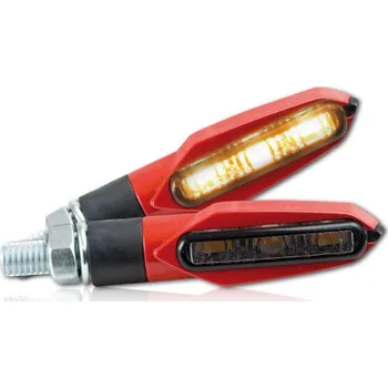 Osvětlení pro motocykl HS MOTO - Německo Led blinkry Slight blinkr barva: červená