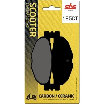 Brzda pro motocykl SBS Friction - Dánsko 185CT brzdové destičky SBS pro skútry