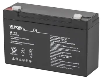 Trakční baterie VIPOW LP12-6 6V 12Ah
