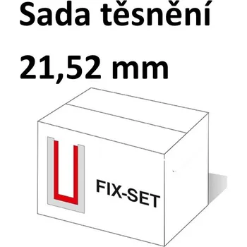 Zábradlí Těsnění skla 21,52mm AL kotvícího profilu