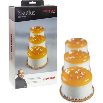 Forma na pečení Forma silikonová design Nautilus 3D 20x106ml, ⌀6, v.4cm