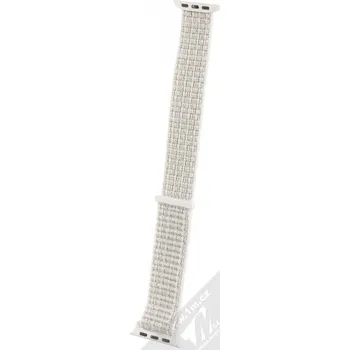 Řemínek na hodinky Tactical 537 látkový řemínek pro iWatch 1 / 2 / 3 / 4 / 5 38-40 mm 2449303, bílý