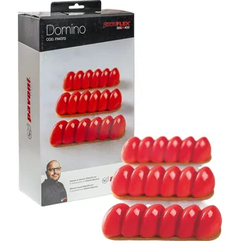Forma na pečení Forma silikonová design Domino 3D 14x80ml, 12,6x3,3, v.3,2cm