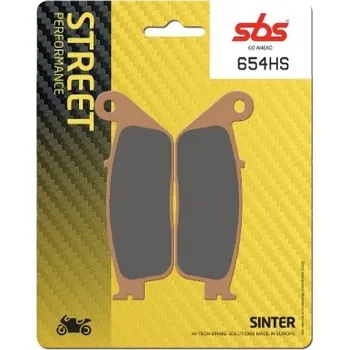 Brzda pro motocykl SBS Friction - Dánsko 654HS sintrované brzdové destičky SBS