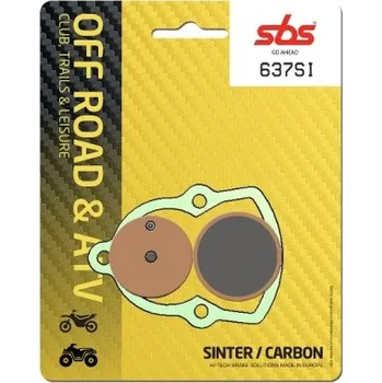 Motodíl SBS Friction - Dánsko 637SI sintrované off-road brzdové destičky SBS