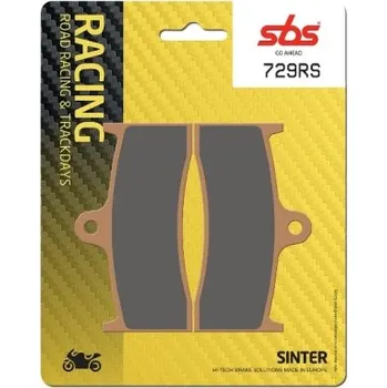 Brzda pro motocykl SBS Friction - Dánsko 729RS sintrované závodní brzdové destičky SBS