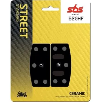 Motodíl SBS Friction - Dánsko 520HF keramické brzdové destičky SBS pro motocykly