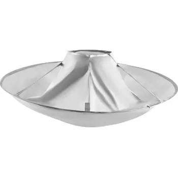 ISO Kadeřnický límec na stříhání vlasů stříbrný ISO Kadeřnický límec na stříhání vlasů stříbrný