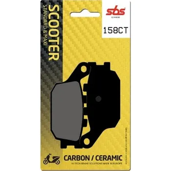 Brzda pro motocykl SBS Friction - Dánsko 158CT brzdové destičky SBS pro skútry