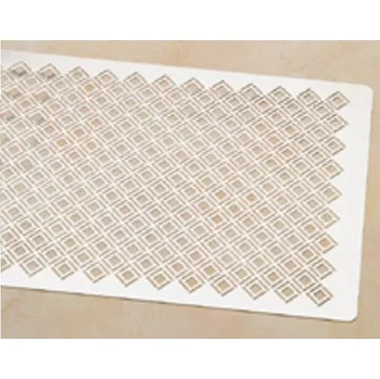 Šablona na dekoraci plátů (kosodélníky) 60x40cm, nerez