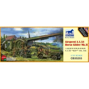 Plastikový model Bronco 1/35 Airspeed A.S.58 Horsa Glider Mk.II