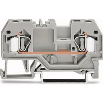 Řadová svorka WAGO 281-901 2vodičová průchozí 4mm² šedá
