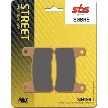 Brzda pro motocykl SBS Friction - Dánsko 806HS sintrované brzdové destičky SBS